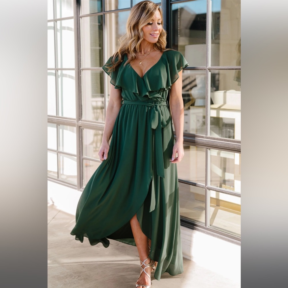 Baltic Born Katya Ruffle Maxi Dress